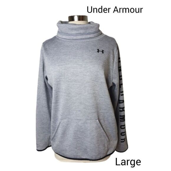 Under Armour Women's UA Pullover Loose Fit Coldgear Sweatshirt Lg NWOT - Picture 1 of 7